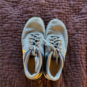 Nike Gray and Blue Athletic Shoes